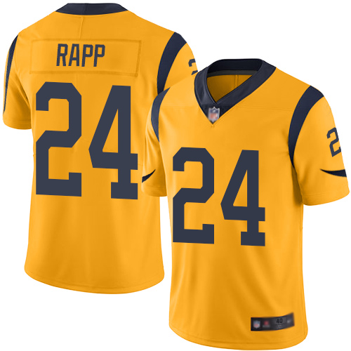 Los Angeles Rams Limited Gold Men Taylor Rapp Jersey NFL Football #24 Rush Vapor Untouchable